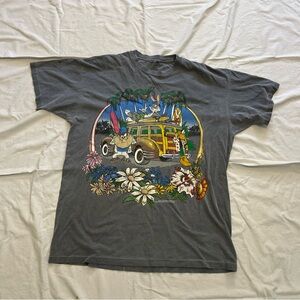 *READ* Vintage 1994 Looney Tunes Shirt Jeep Taz Bugs Cartoon Warner Bros No Size